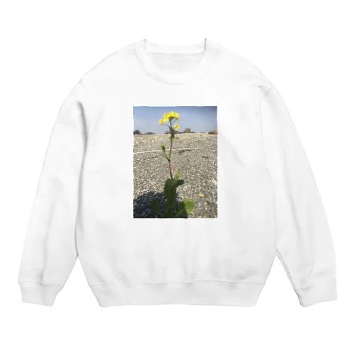 たくましく咲く花 Crew Neck Sweatshirt