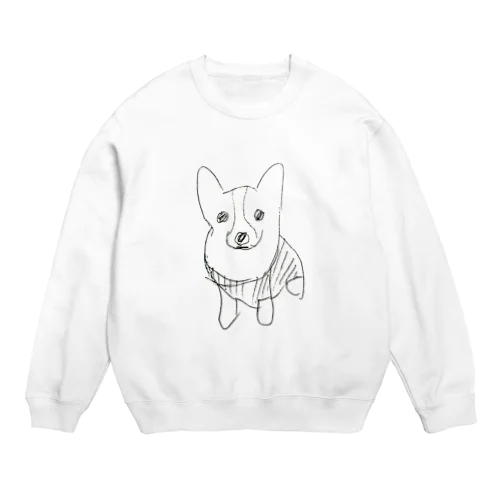 コーギー Crew Neck Sweatshirt