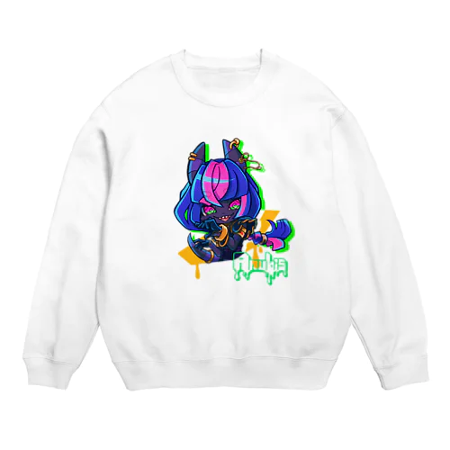 アヌビスちゃん Crew Neck Sweatshirt