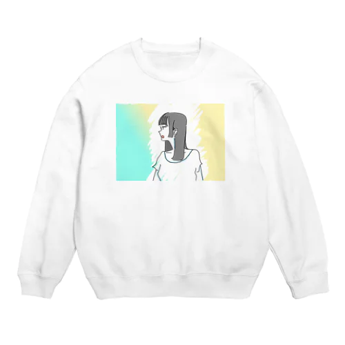 good morning なひかり Crew Neck Sweatshirt