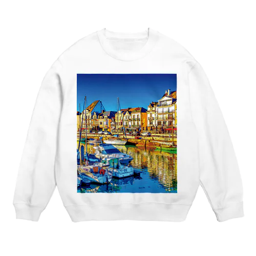 フランスの港町 Crew Neck Sweatshirt