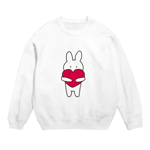 ぎゅっとうさぎちゃん Crew Neck Sweatshirt