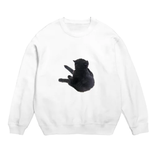 ねこのぷー Crew Neck Sweatshirt