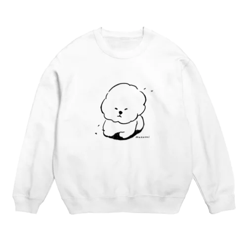 風にまけないビションフリーゼ Crew Neck Sweatshirt