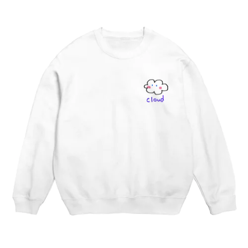 もこもこ雲〜〜cloud〜〜 Crew Neck Sweatshirt