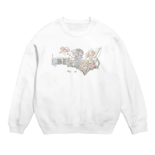 旅に出よう Crew Neck Sweatshirt