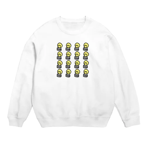 電球ちゃんズ Crew Neck Sweatshirt