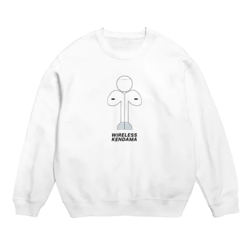 ワイヤレスけん玉 Crew Neck Sweatshirt