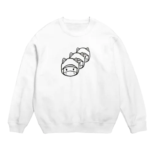 にゃいまろ連鎖 Crew Neck Sweatshirt