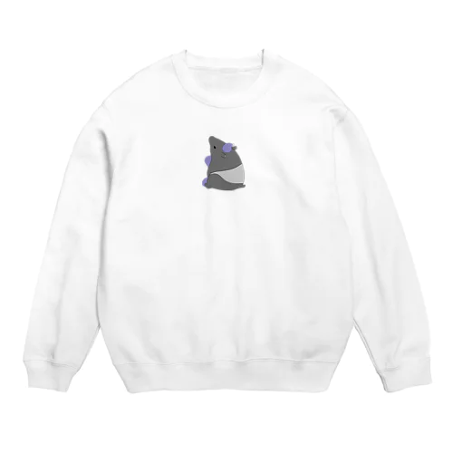 夜更かしバクくん Crew Neck Sweatshirt