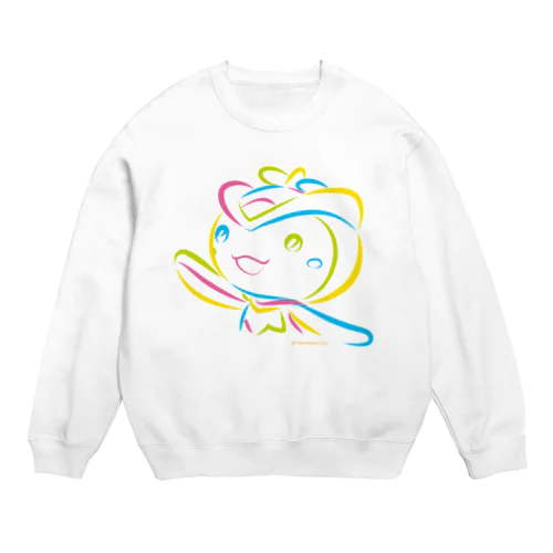 トコろん_ポップ_カラー Crew Neck Sweatshirt