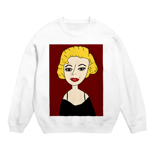 女優アート Crew Neck Sweatshirt