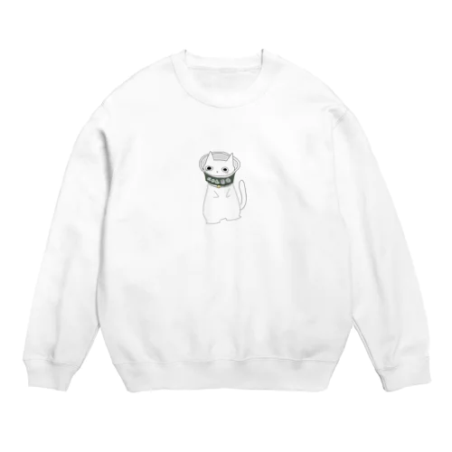 にゃん兵衛。 Crew Neck Sweatshirt