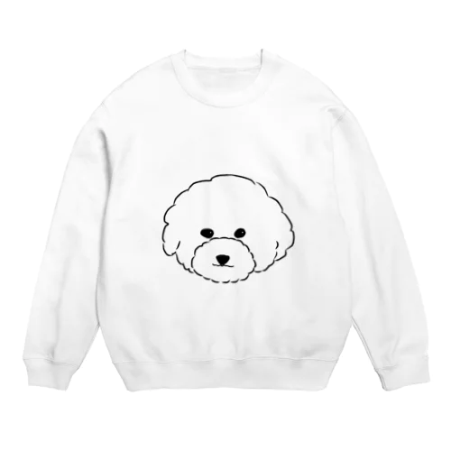 わたあめ犬ビションさん Crew Neck Sweatshirt