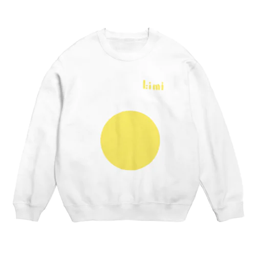    【黄身デザイン】完熟卵Ver. Crew Neck Sweatshirt