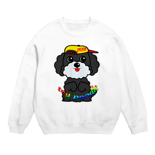 ちんちんトイプードル Crew Neck Sweatshirt