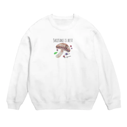 おしゃれしいたけさん Crew Neck Sweatshirt