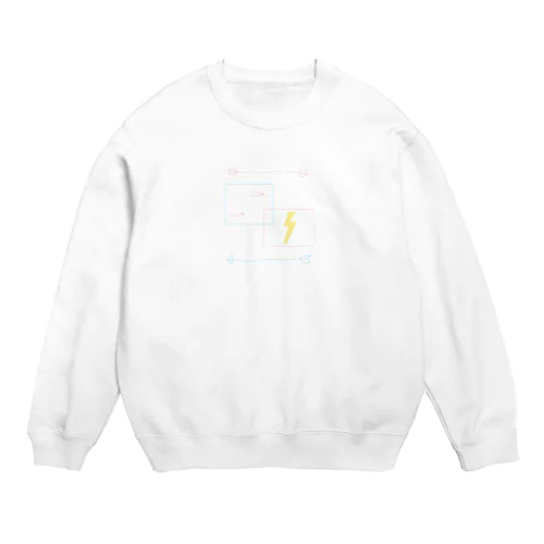 海と光 Crew Neck Sweatshirt