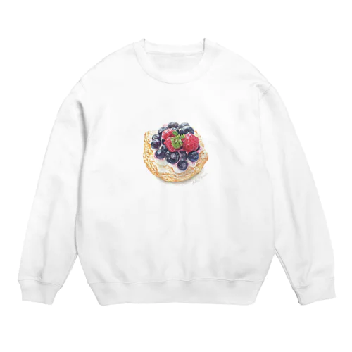 カスタードベリーパイ Crew Neck Sweatshirt