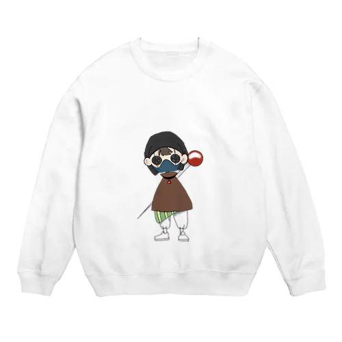 旅人形 Crew Neck Sweatshirt