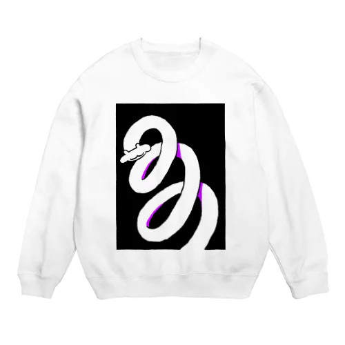 ぐるぐるキリン１ Crew Neck Sweatshirt