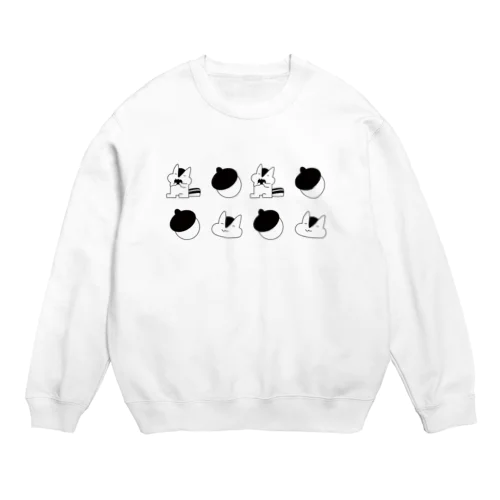 あらぶりのりす Crew Neck Sweatshirt