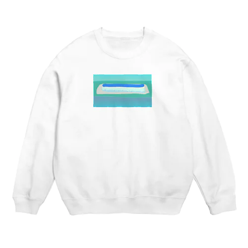 田んぼのコンポジション〜稲刈りの季節2〜 Crew Neck Sweatshirt