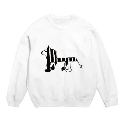 しまうま Crew Neck Sweatshirt