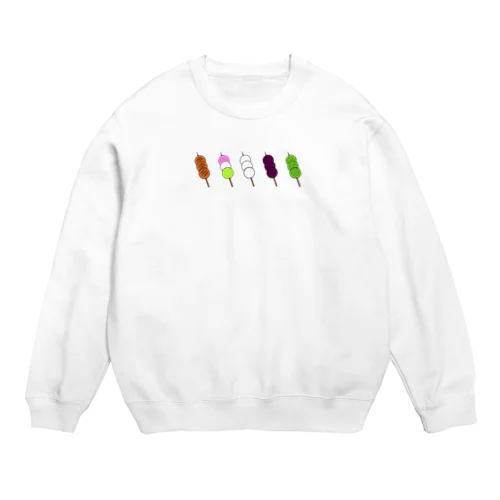 ダンゴ五人衆 Crew Neck Sweatshirt