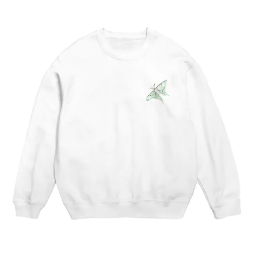 オオミズアオ Crew Neck Sweatshirt