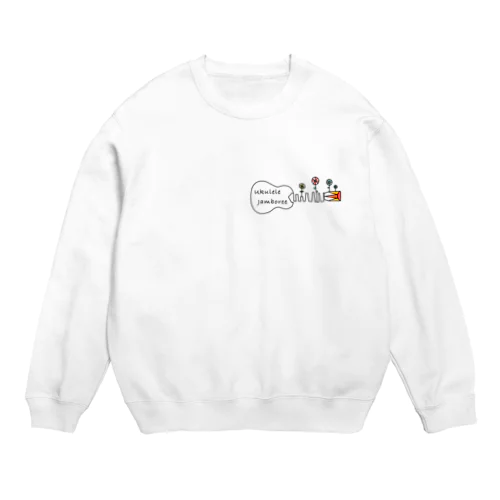 ウクレレジャンボリーロゴ(小) Crew Neck Sweatshirt