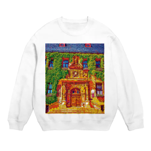 ドイツ クヴェトリンブルク市庁舎のエントランス Crew Neck Sweatshirt