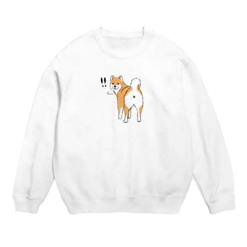 しばのおしり Crew Neck Sweatshirt