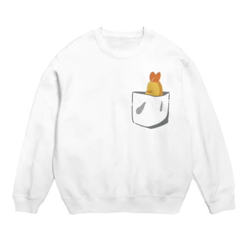 エビフライ専用ポケット Crew Neck Sweatshirt