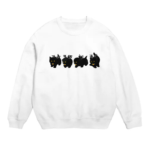 ハロウィンには奴らが Crew Neck Sweatshirt