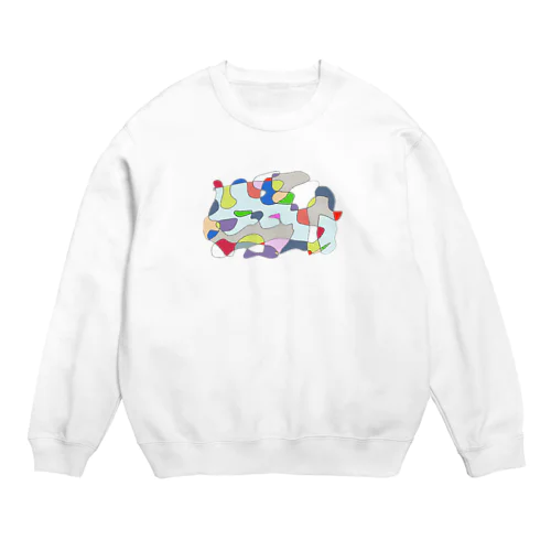 わたしのあたまのなかのうみ Crew Neck Sweatshirt