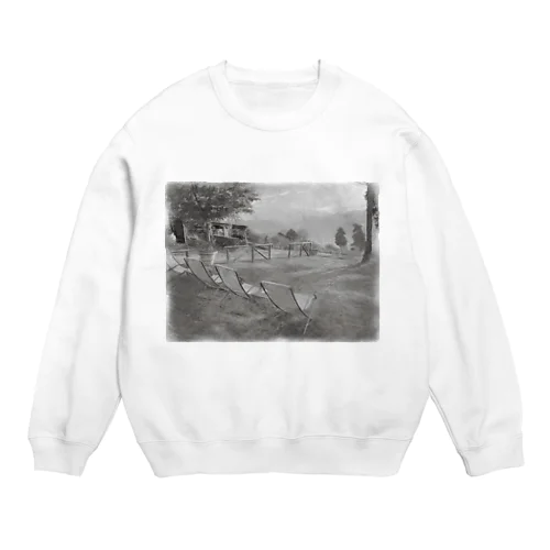 トスカーナの丘 Crew Neck Sweatshirt