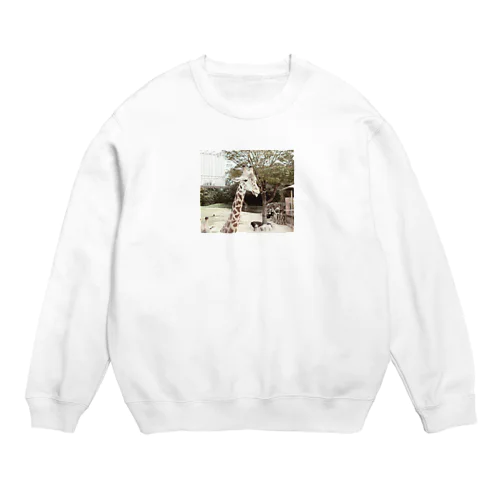 あっかんべーのキリンくん Crew Neck Sweatshirt