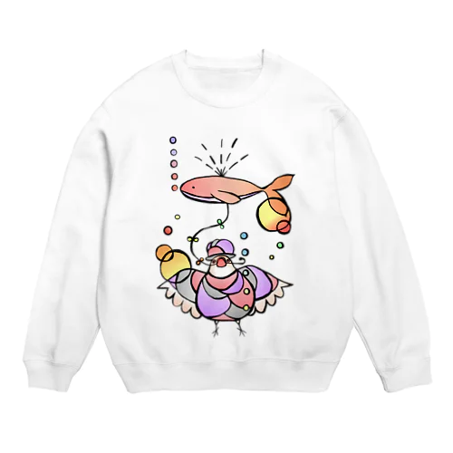 クジラ色 Crew Neck Sweatshirt