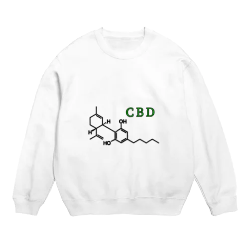 カンナビジオール（CBD） Crew Neck Sweatshirt