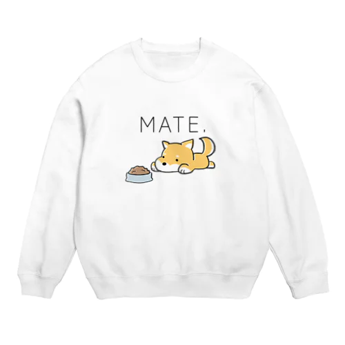 マテをする柴犬 Crew Neck Sweatshirt