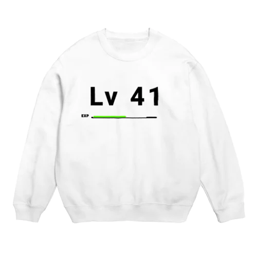 レベル41 レベルアップ 経験値バー Crew Neck Sweatshirt