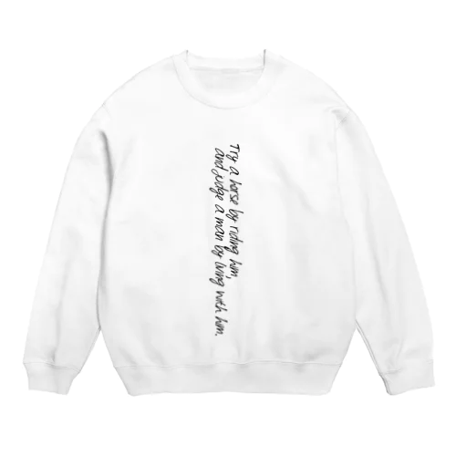 TRY A HORSE Crew Neck Sweatshirt