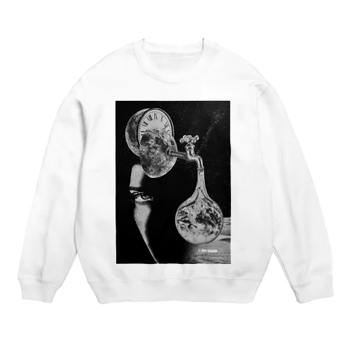 垂れてる地球 Crew Neck Sweatshirt