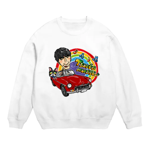 Tsutomuとブルロック(車編) Crew Neck Sweatshirt