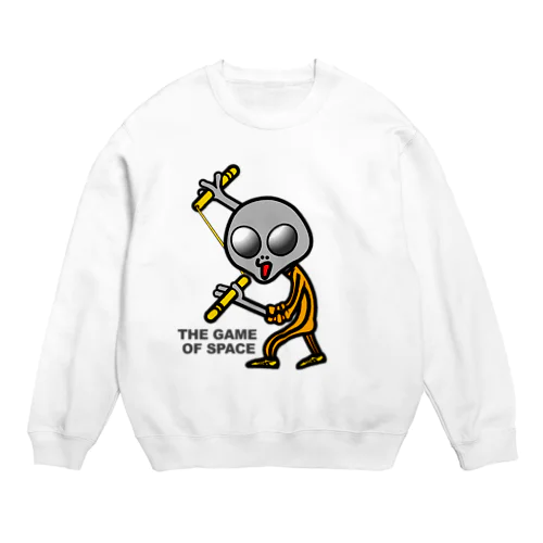 宇宙遊戯２　ヌンチャクバージョン　 Crew Neck Sweatshirt