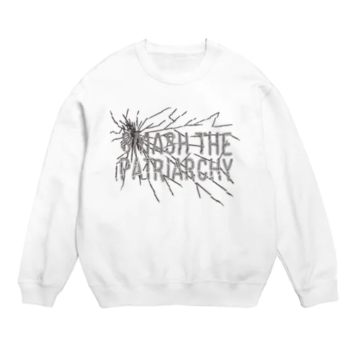 Smash the patriarchy（黒） スウェット