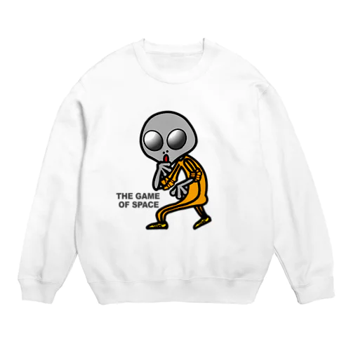 宇宙遊戯 ポスターバージョン Crew Neck Sweatshirt