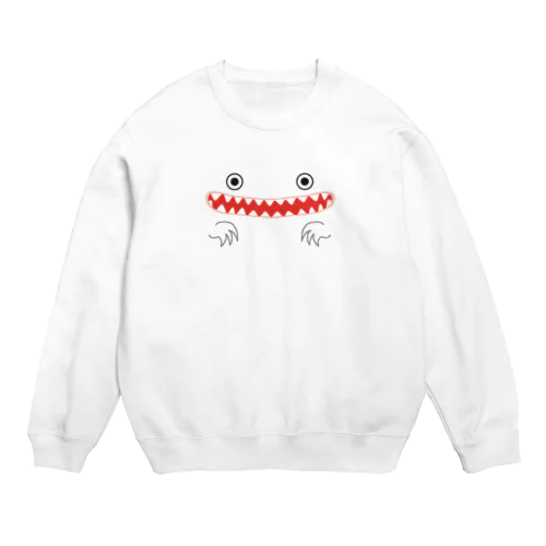 化けてる Crew Neck Sweatshirt