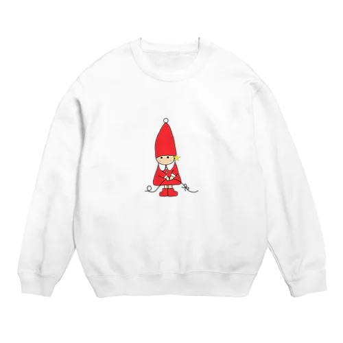 赤い服ののえるちゃん Crew Neck Sweatshirt